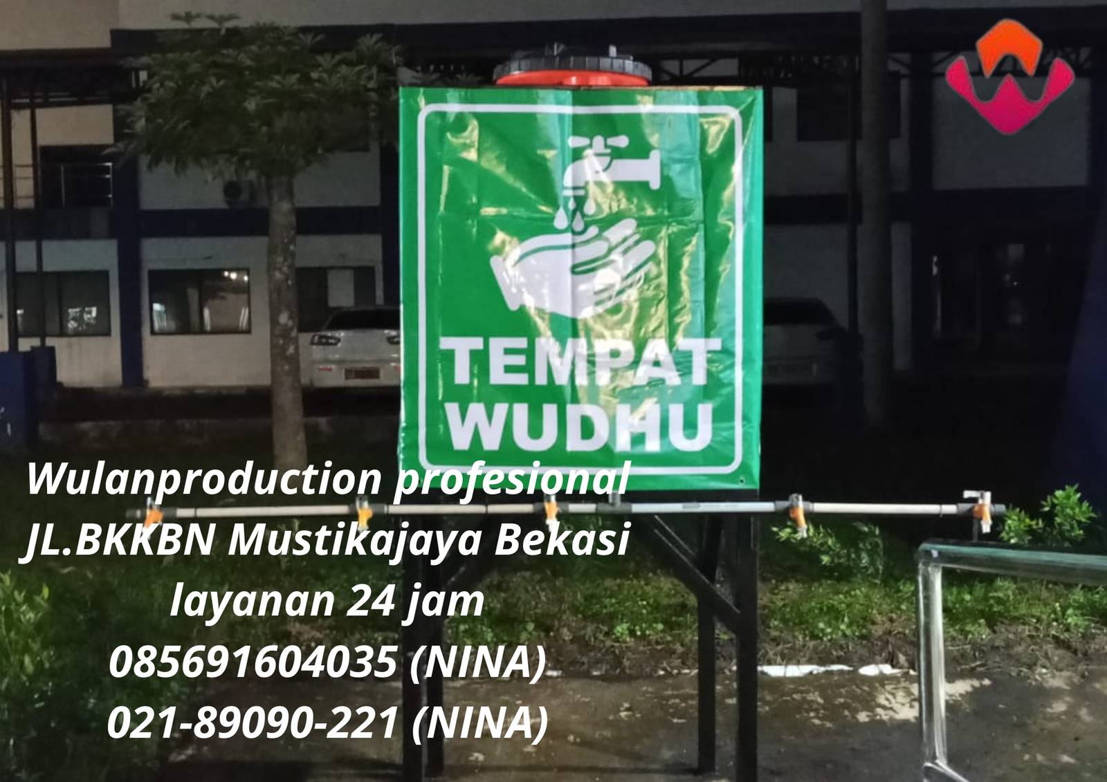 Sewa Tempat Wudhu Portable Free Ongkir Area Jakarta