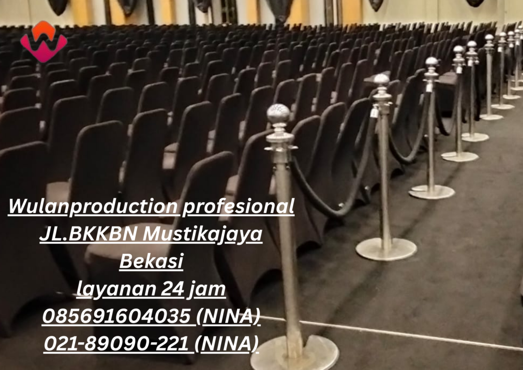 Sewa Tiang Antrian Type Sabuk Tarik Dan Tali Bludru Cikarang