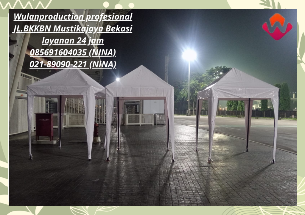 Rental Tenda Bazar Panggung Backdrop Area Bekasi