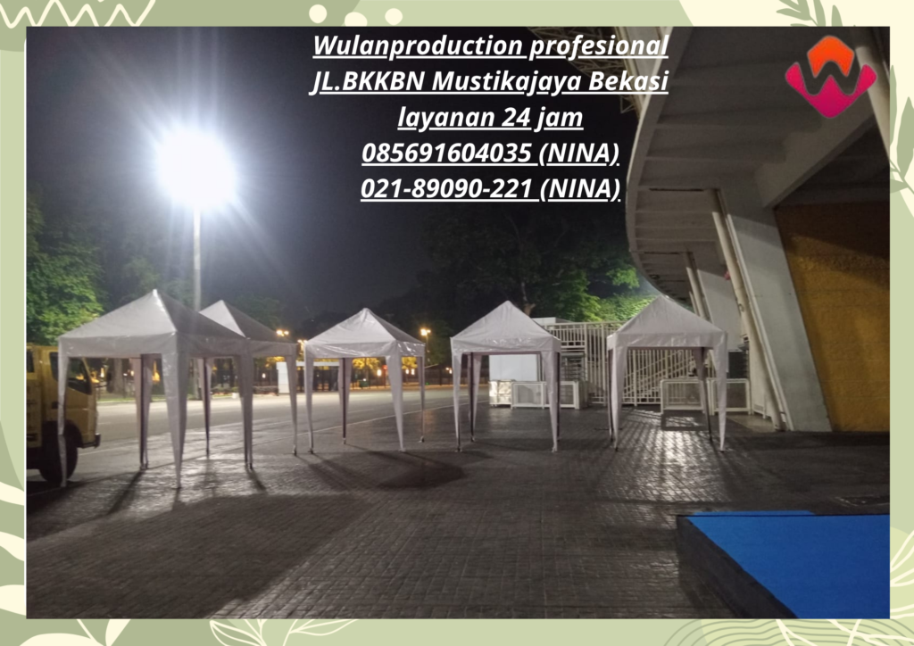 Rental Tenda Bazar Panggung Backdrop Area Bekasi
