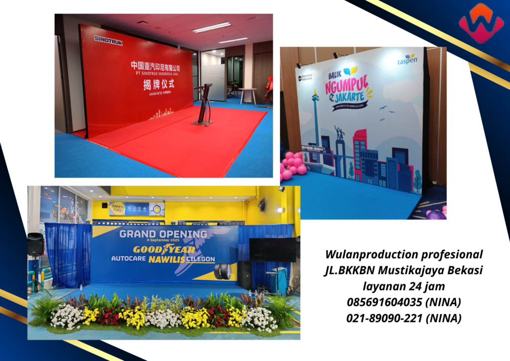 Jasa Sewa Berbagai Macam Model Backdrop Murah Area Depok