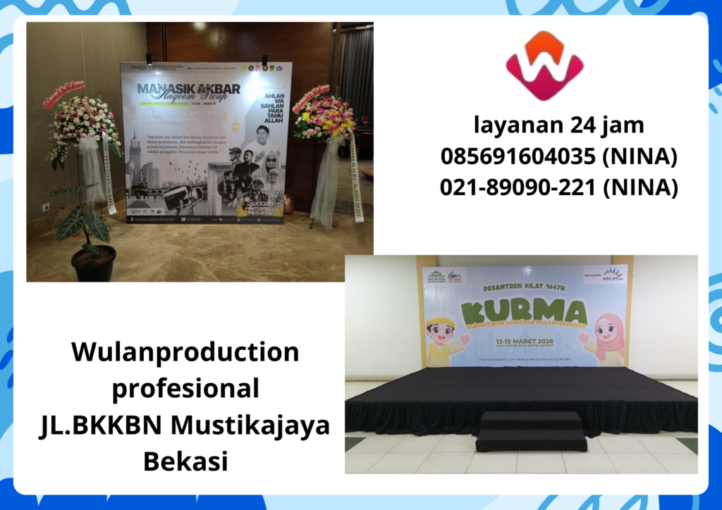 Rental Backdrop Dan Panggung Custom Terbaik Depok