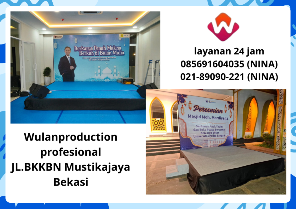 Rental Backdrop Dan Panggung Custom Terbaik Depok