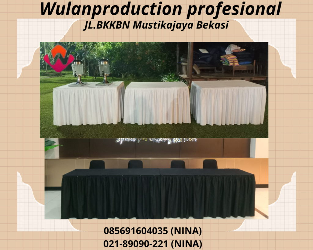 Rental Meja Kotak Dan Gubukan Meja Prasmanan Area Bekasi