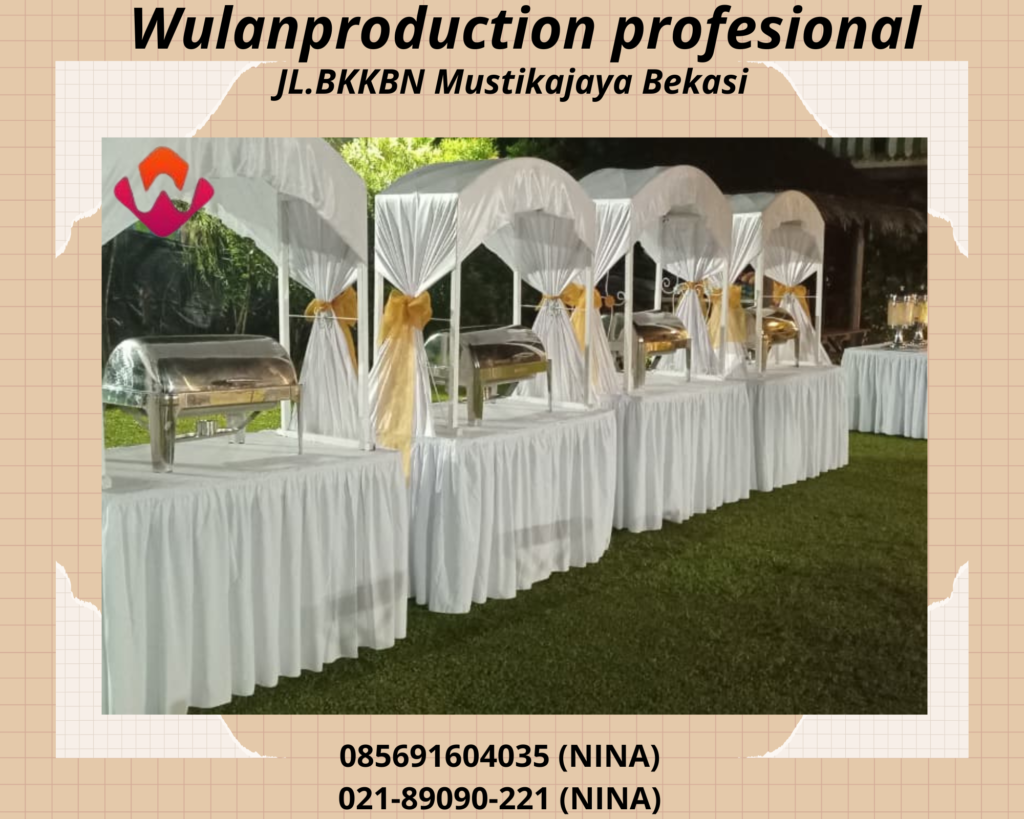 Rental Meja Kotak Dan Gubukan Meja Prasmanan Area Bekasi