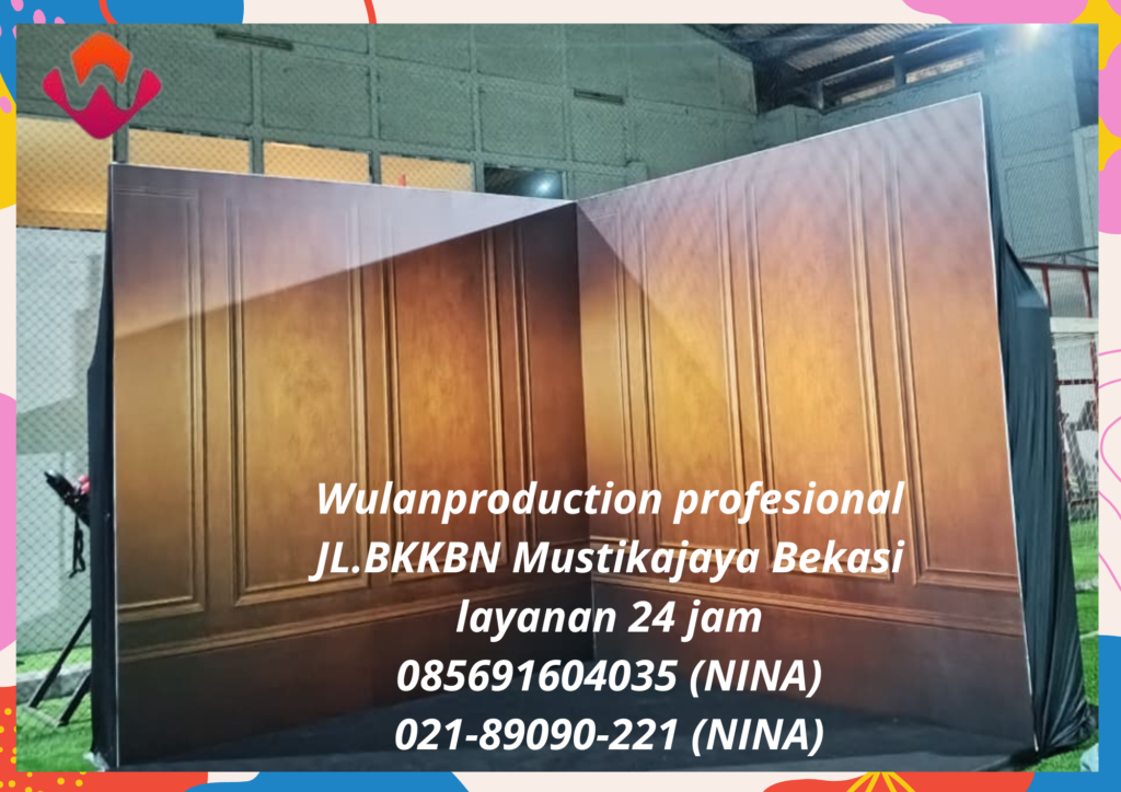 Sewa Backdrop Dan Flooring karpet Hitam Area Bandung