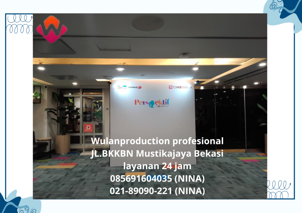 Sewa Backdrop Photo Booth Dan Lampu Spot Light Cikarang