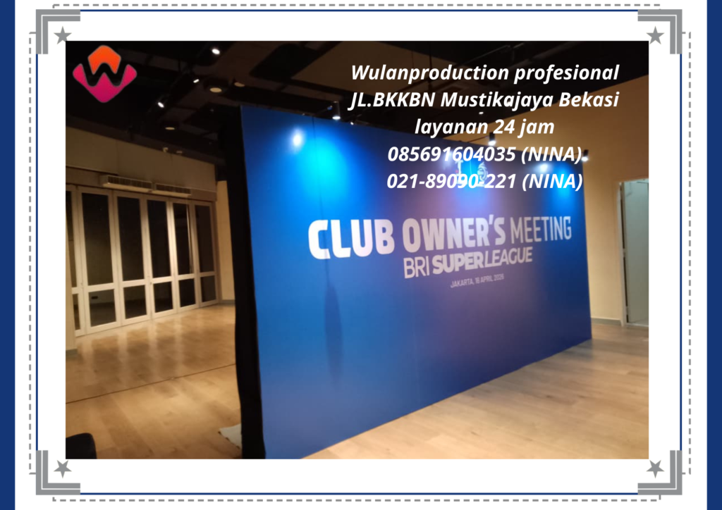 Sewa Backdrop Photo Booth Discovery SCBD Jakarta