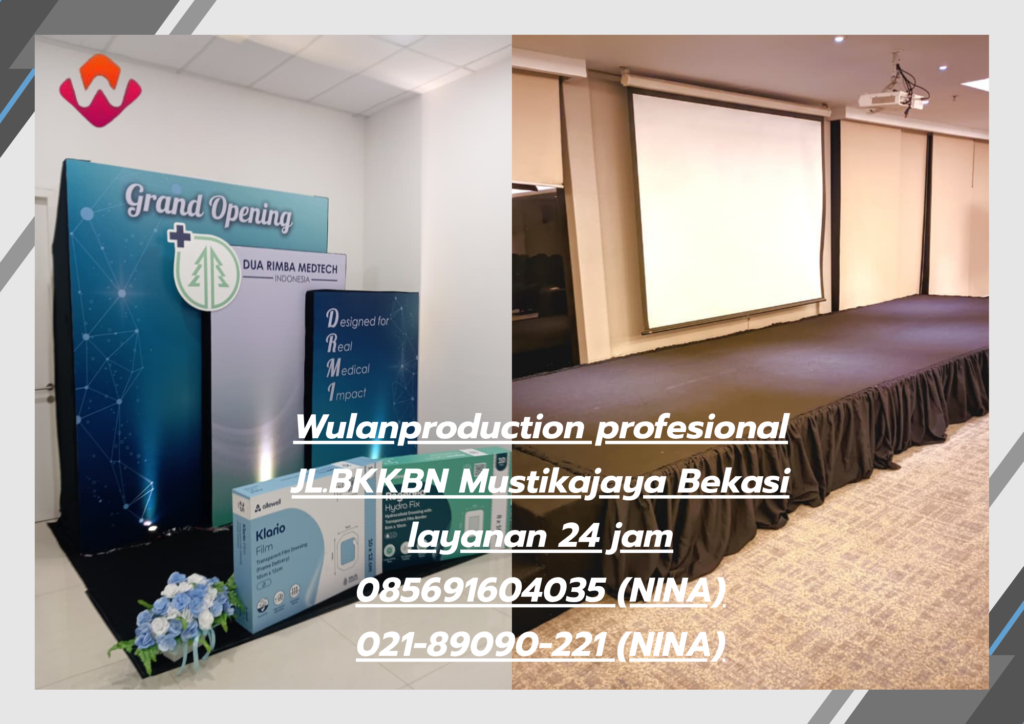 Sewa Backdrop Stage Photo Booth RoundTable Kursi Bekasi 