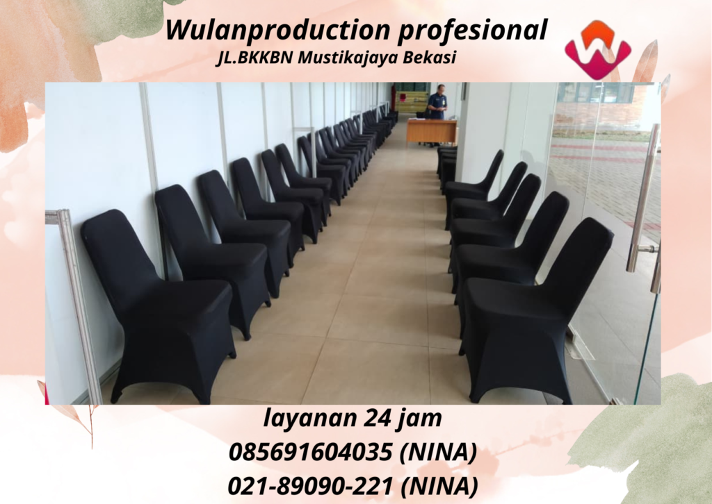 Sewa Kursi Dan Meja Event Full Cover Hitam Jakarta