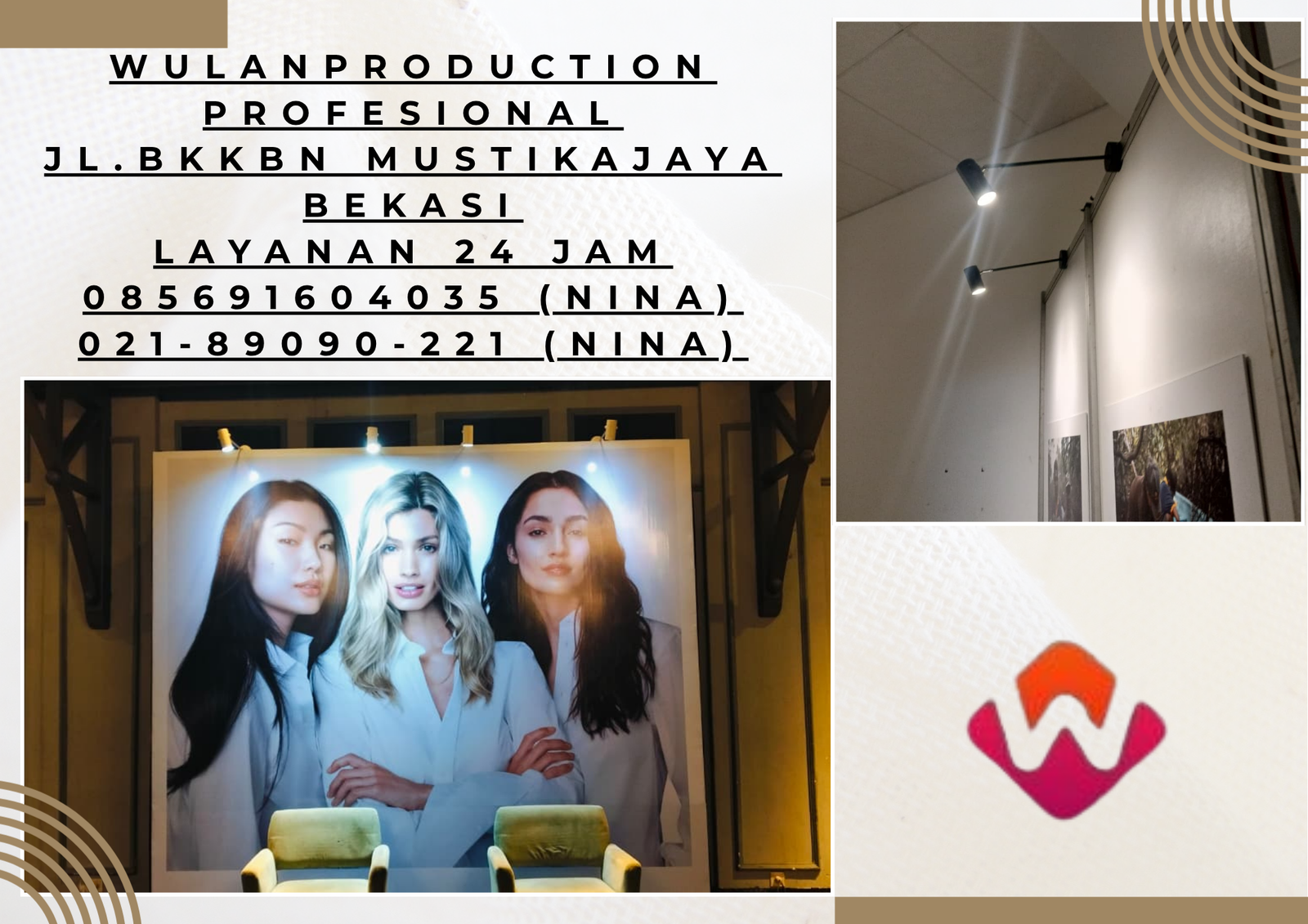 Sewa Lampu Spot light Backdrop Area Bekasi