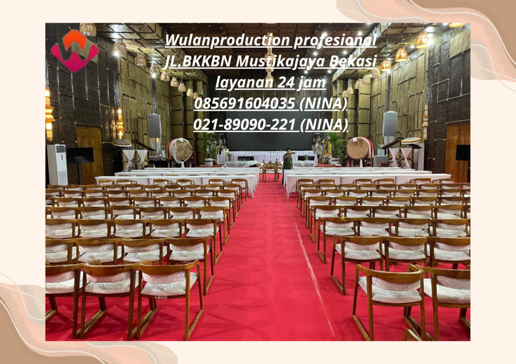 Sewa Meja IBM Cover Putih Dan Kursi VIP Area Bandung