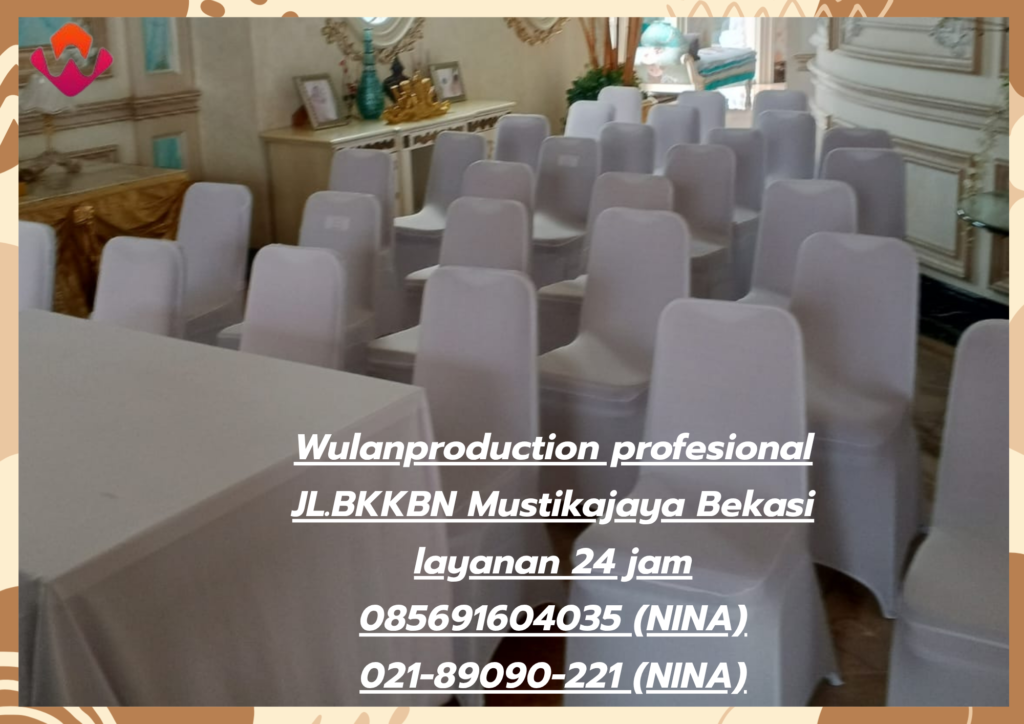 Sewa Meja Kotak Dan Kursi Cover Putih Bogor 