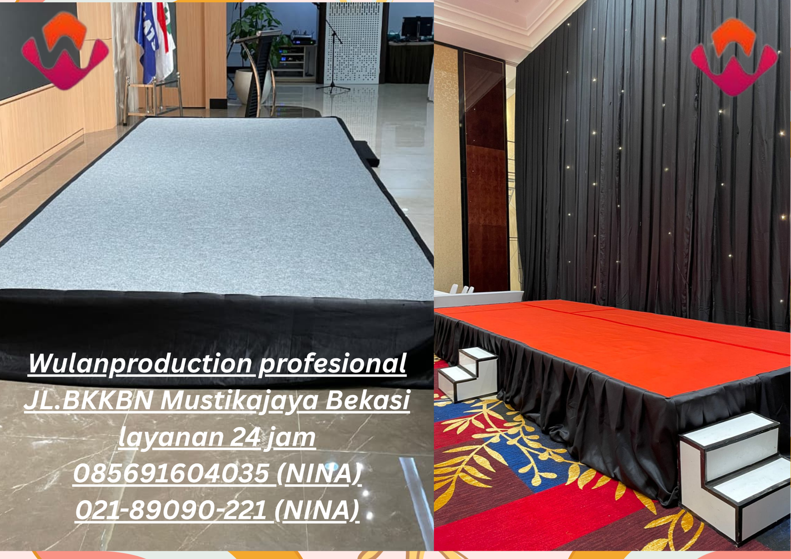 Sewa Panggung Lengkap Karpet Indoor Terbaik Wilayah PIK