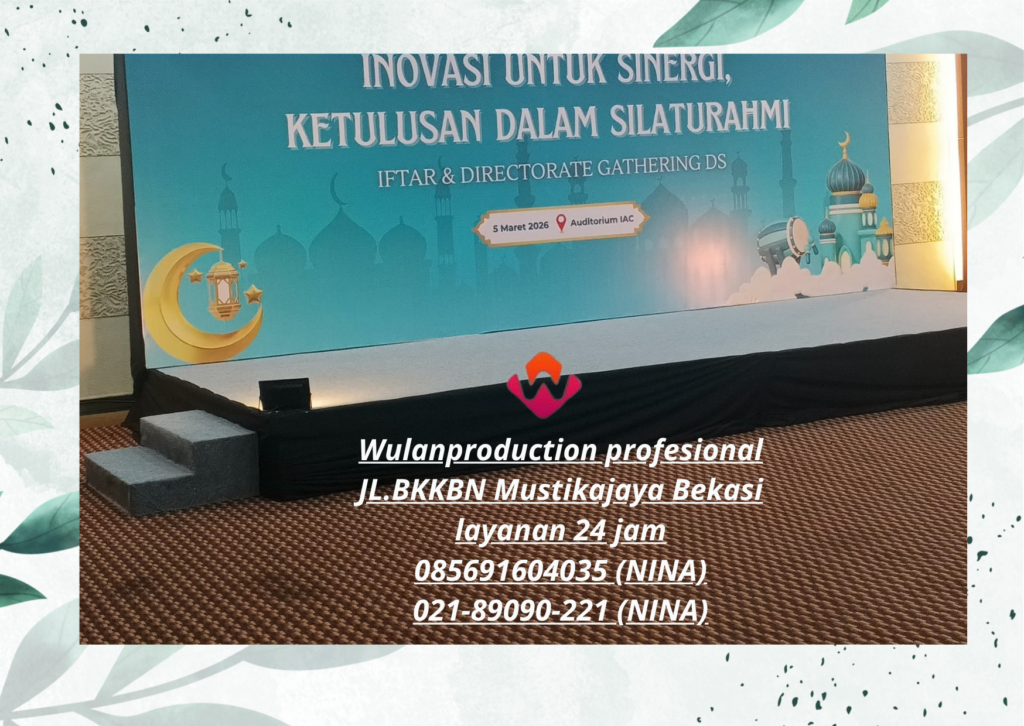 Sewa Panggung Stage Karpet Abu-abu Cikarang Depok