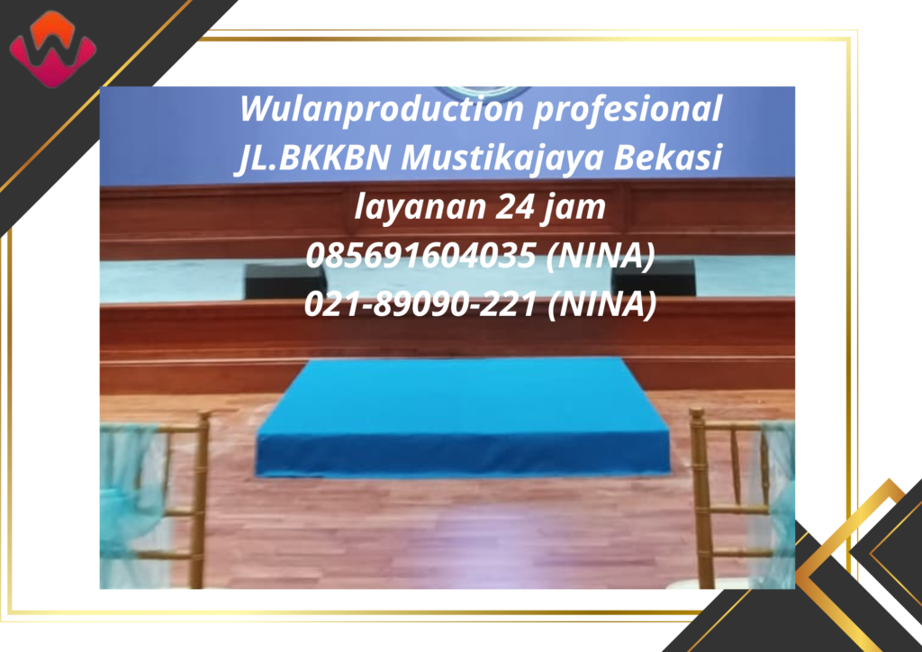 Sewa Stage Karpet Biru Area Senopati Jakarta 