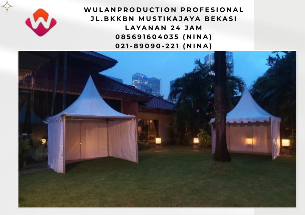 Sewa Tenda Sarnafil Dan Meja Kotak skirting Area Jakarta