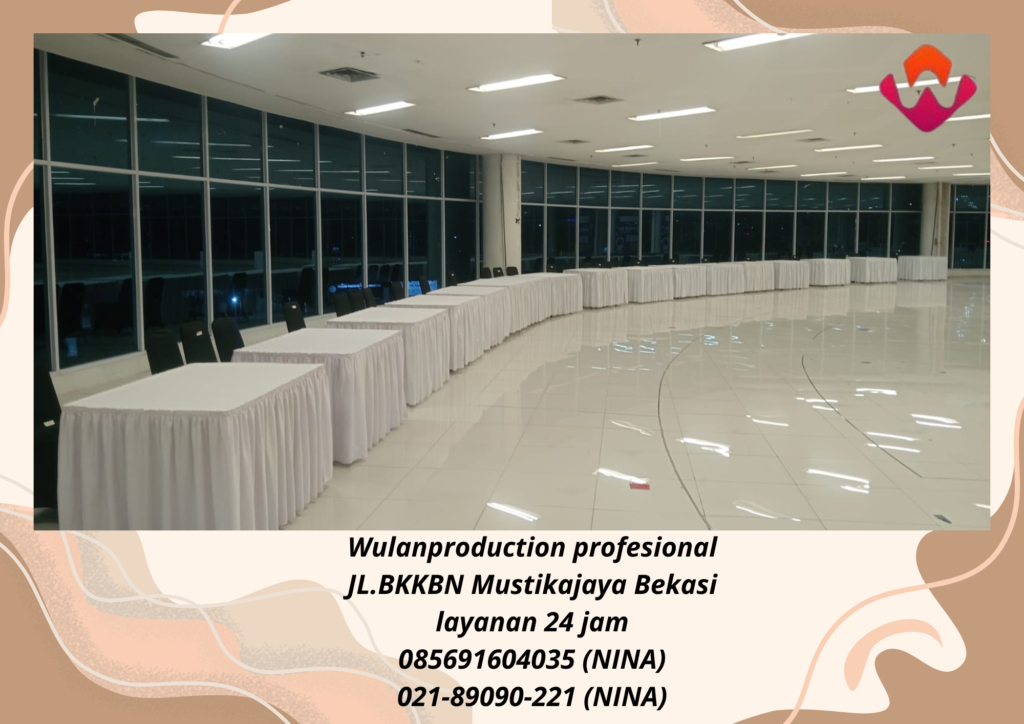 Sewa Tenda Sarnafil Lengkap Meja Cover Area Bogor 