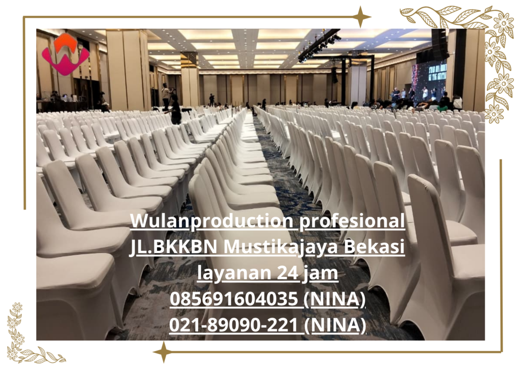 Sewa kursi futura cover putih Dan meja kotak taplak putih Jakarta 