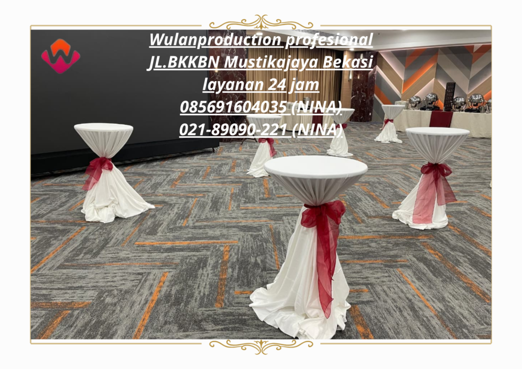 Jasa Rental Meja Barstool Lengkap Cover Wilayah Jakarta