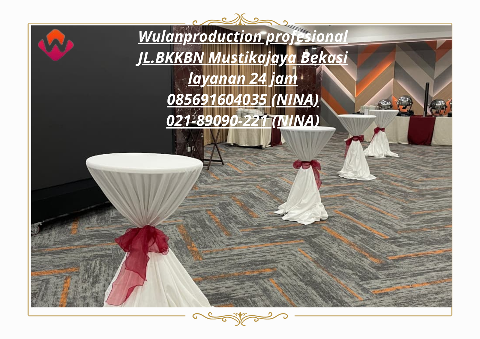 Jasa Rental Meja Barstool Lengkap Cover Wilayah Jakarta