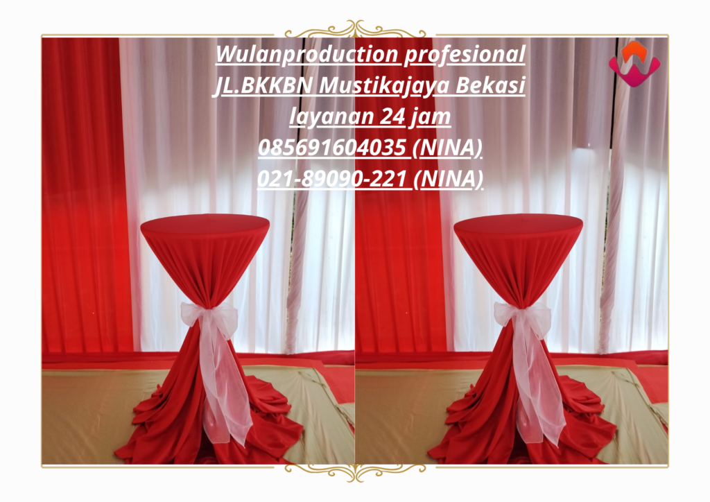 Jasa Rental Meja Barstool Lengkap Cover Wilayah Jakarta
