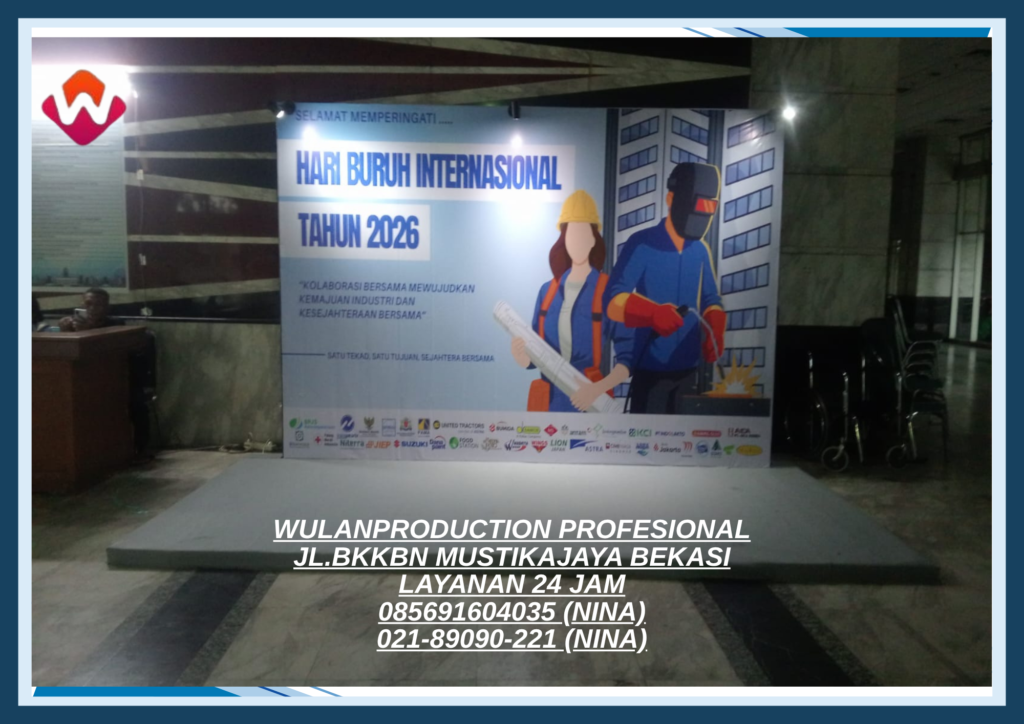 Jasa Sewa Backdrop Lengkap Lampu Sorot Murah Bekasi