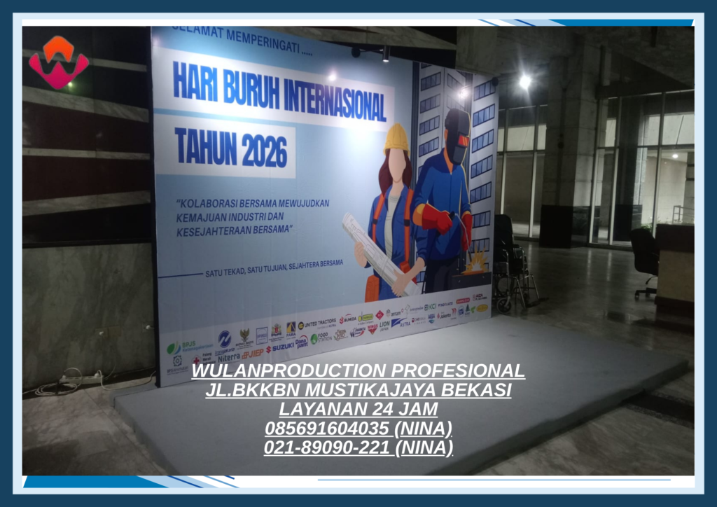 Jasa Sewa Backdrop Lengkap Lampu Sorot Murah Bekasi
