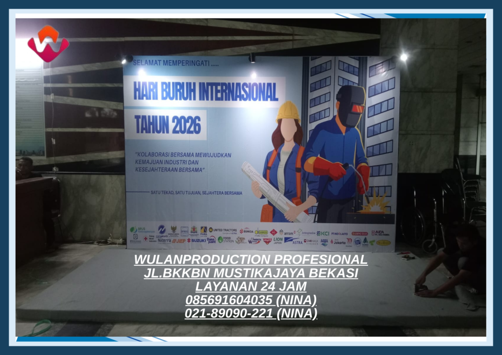 Jasa Sewa Backdrop Lengkap Lampu Sorot Murah Bekasi