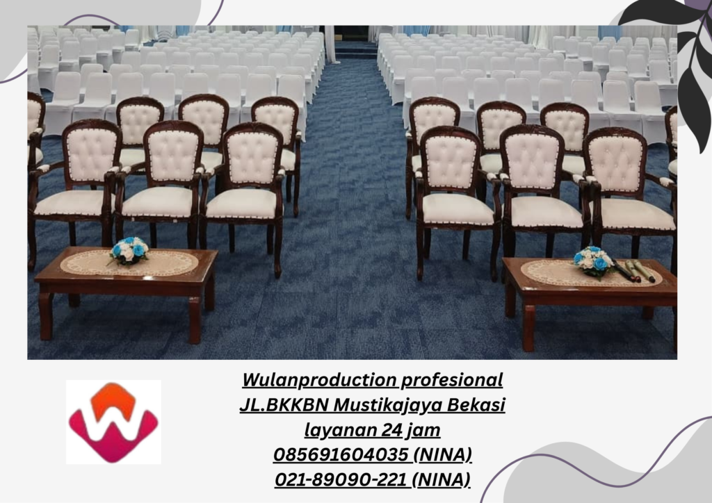 Jasa Sewa Kursi Armchair Dan Meja Kayu VIP Depok