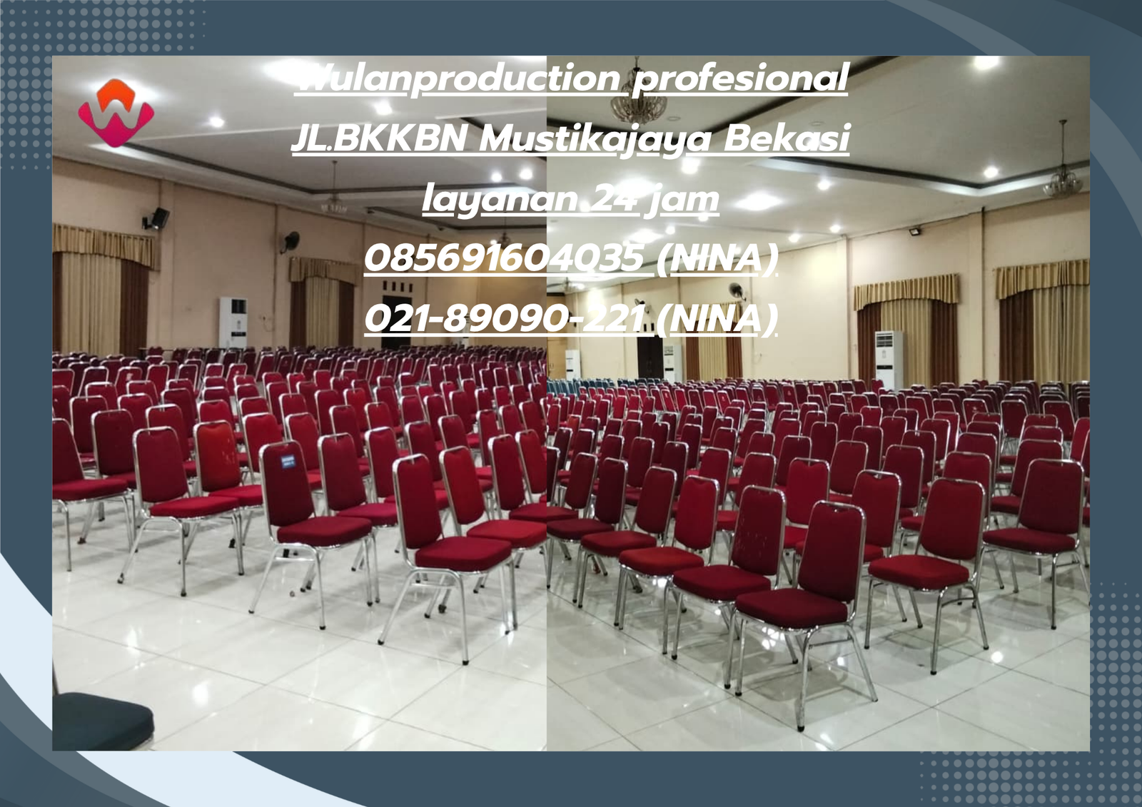 Jasa Sewa Kursi Susun Event Gratis Ongkir Wilayah Jakarta