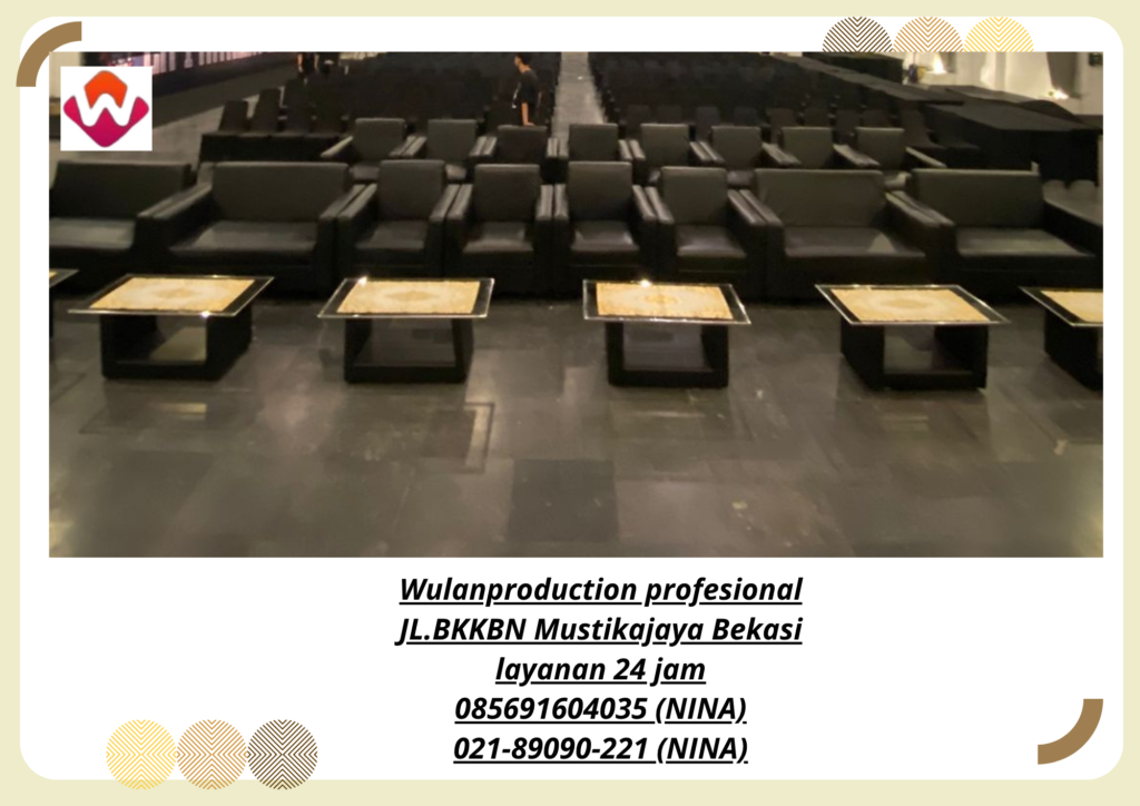 Jasa Sewa SOFA KOTAK HITAM Single Double BSD