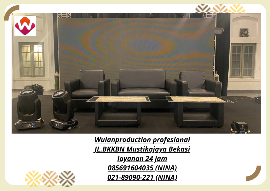 Jasa Sewa SOFA KOTAK HITAM Single Double BSD