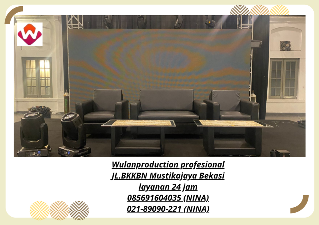 Jasa Sewa SOFA KOTAK HITAM Single Double BSD