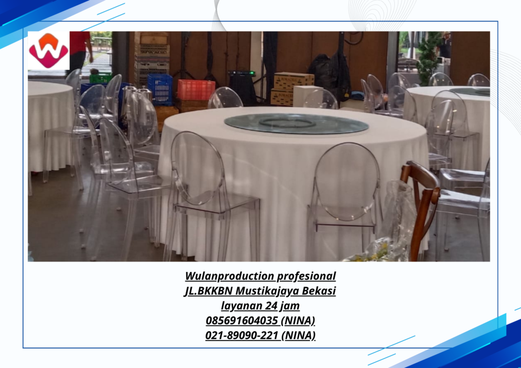 Rental ROUND TABLE dan LAZY SUSAN Bogor 