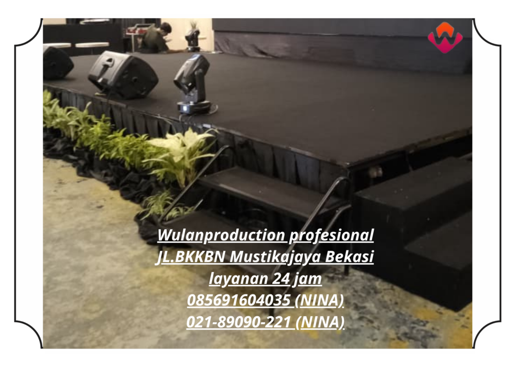 Sewa Karpet Hitam Dan Backdrop FOH Area Jakarta Selatan
