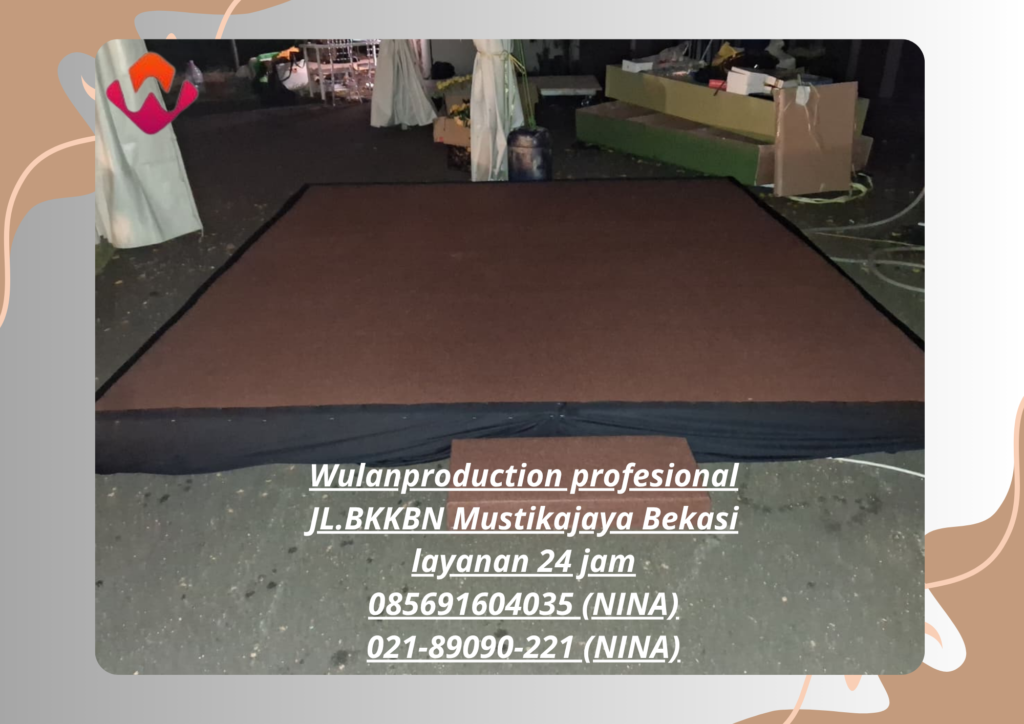 Sewa Panggung Karpet Coklat Area Jakarta 
