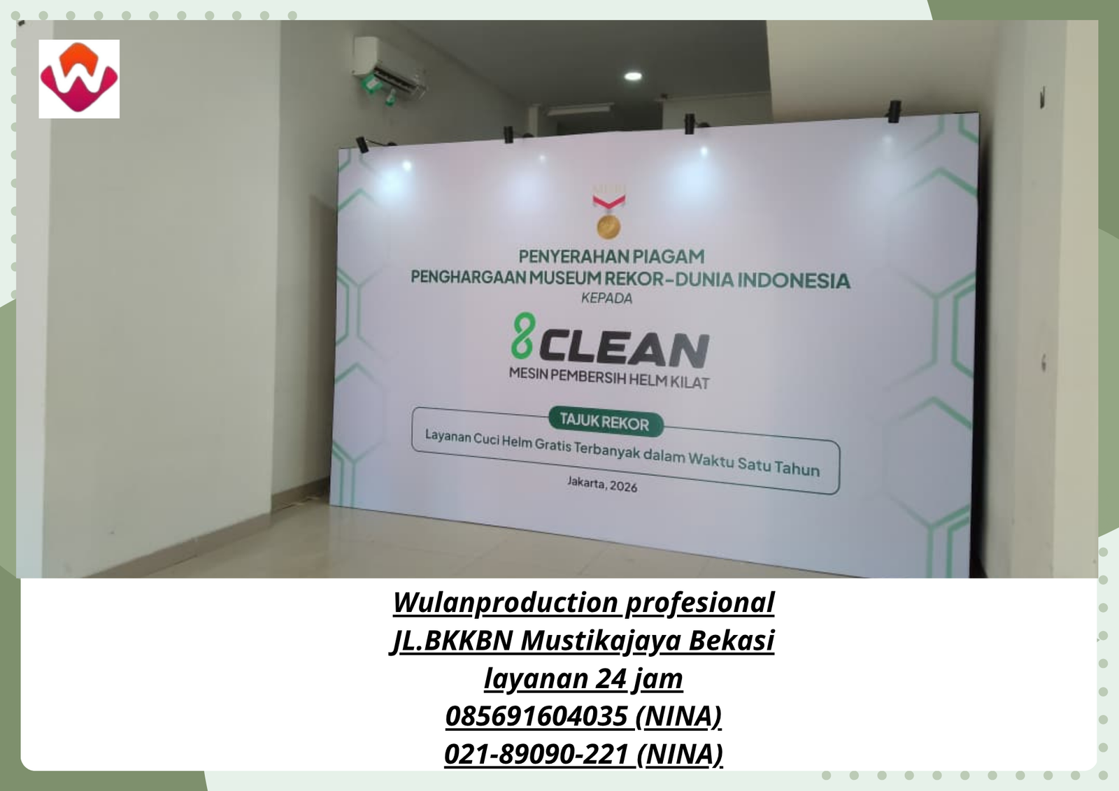 Sewa Photo Booth Backdrop Spot light Cakung Jakarta Timur