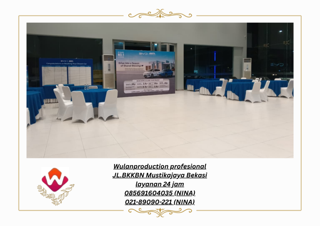 Sewa Set Murah Backdrop Dan Meja Kursi Event Di Depok