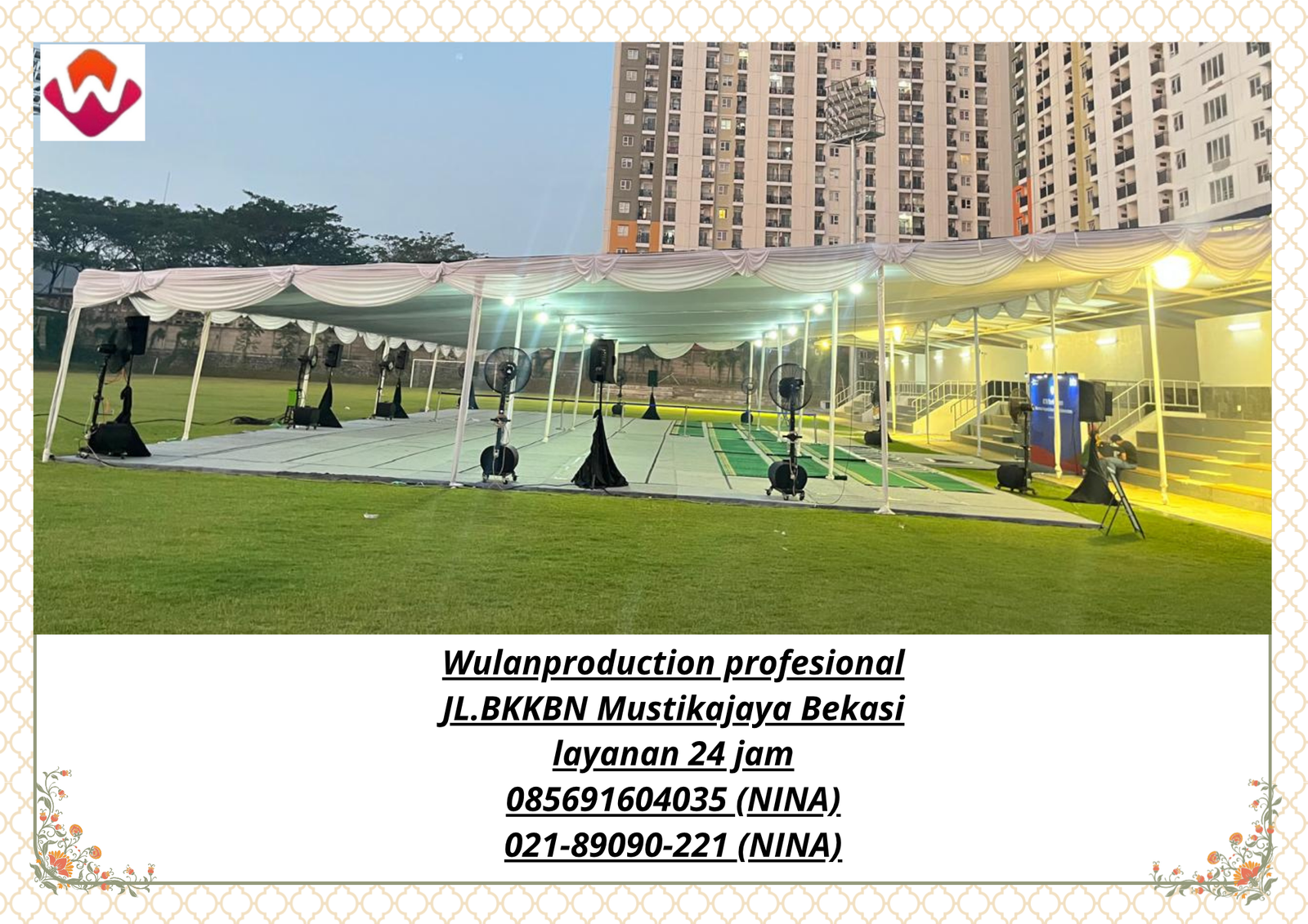 Sewa TENDA PLAFON SERUT Hasil Terbaik Jakarta
