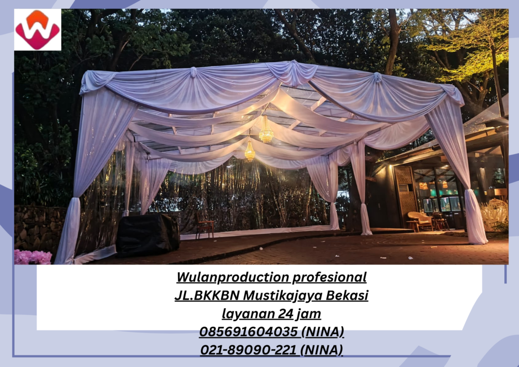 Sewa Tenda Mewah Juntai Gratis Ongkir Area Senayan