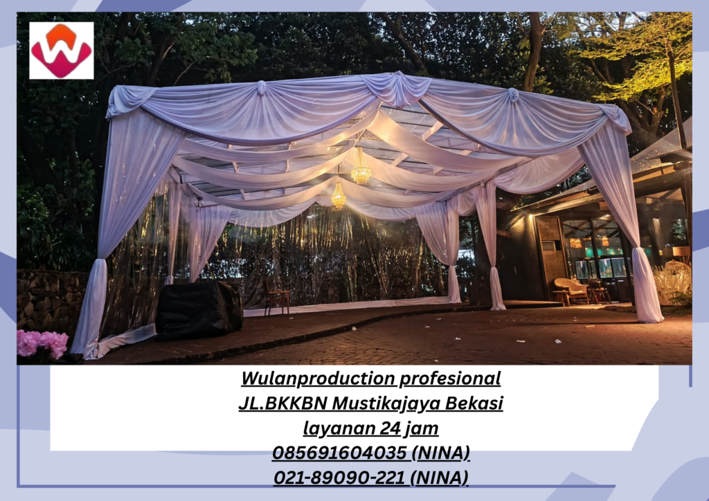 Sewa Tenda Mewah Juntai Gratis Ongkir Area Senayan