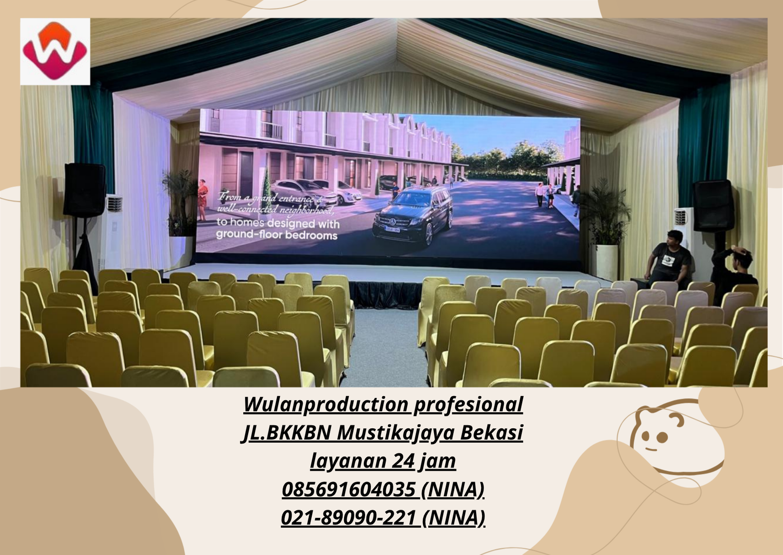 Sewa Set TENDA RODER PANGGUNG dan KURSI EVENT Murah Bekasi