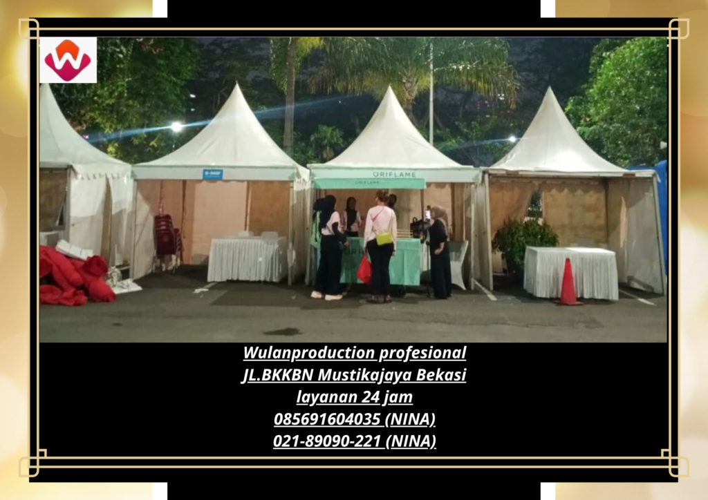 Jasa Sewa TENDA KERUCUT PUTIH FLOORING KARPET Jakarta