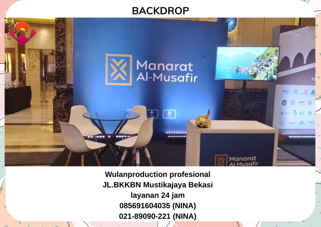 Rental BACKDROP Bermutu Area Karawang