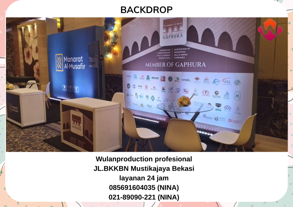 Rental BACKDROP Bermutu Area Karawang