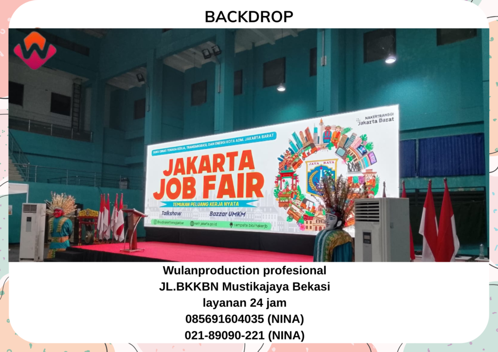 Rental BACKDROP Bermutu Area Karawang