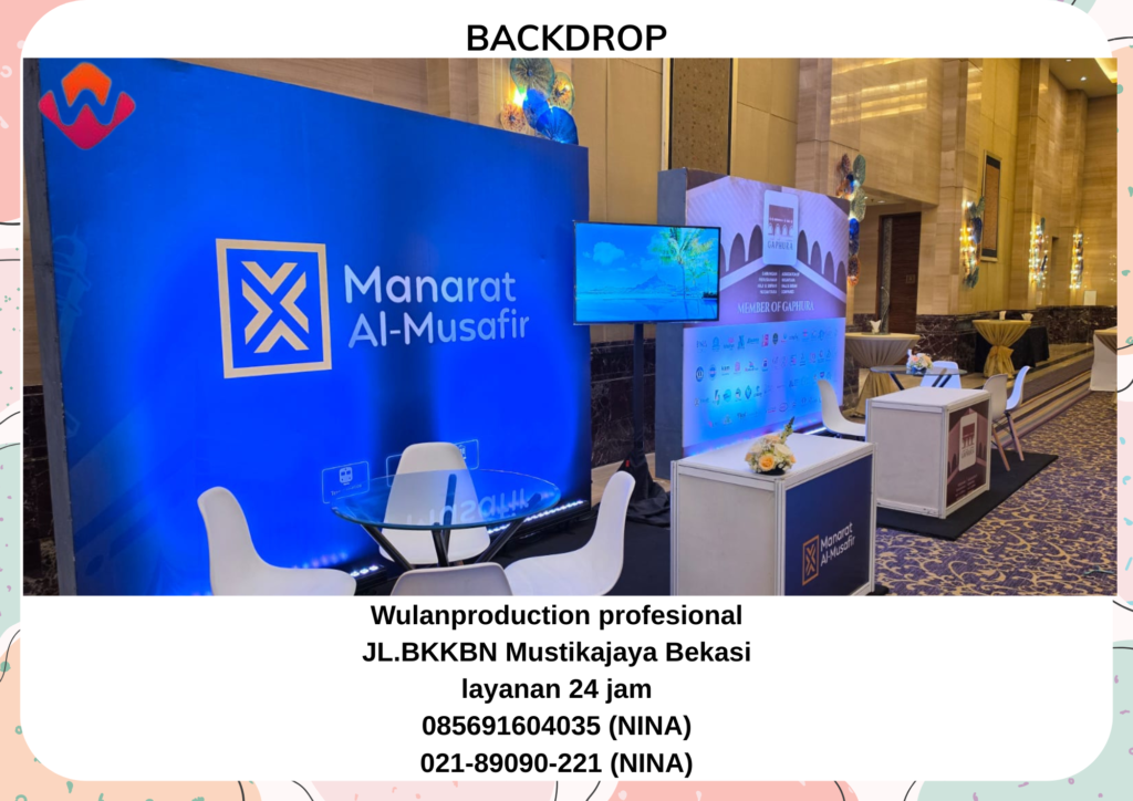 Rental BACKDROP Bermutu Area Karawang