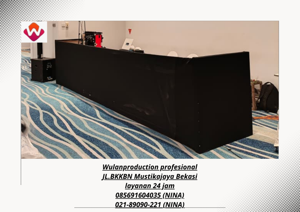 Rental BLACK KARPET For STAGE PARTISI FOH BACKDROP KAIN Depok