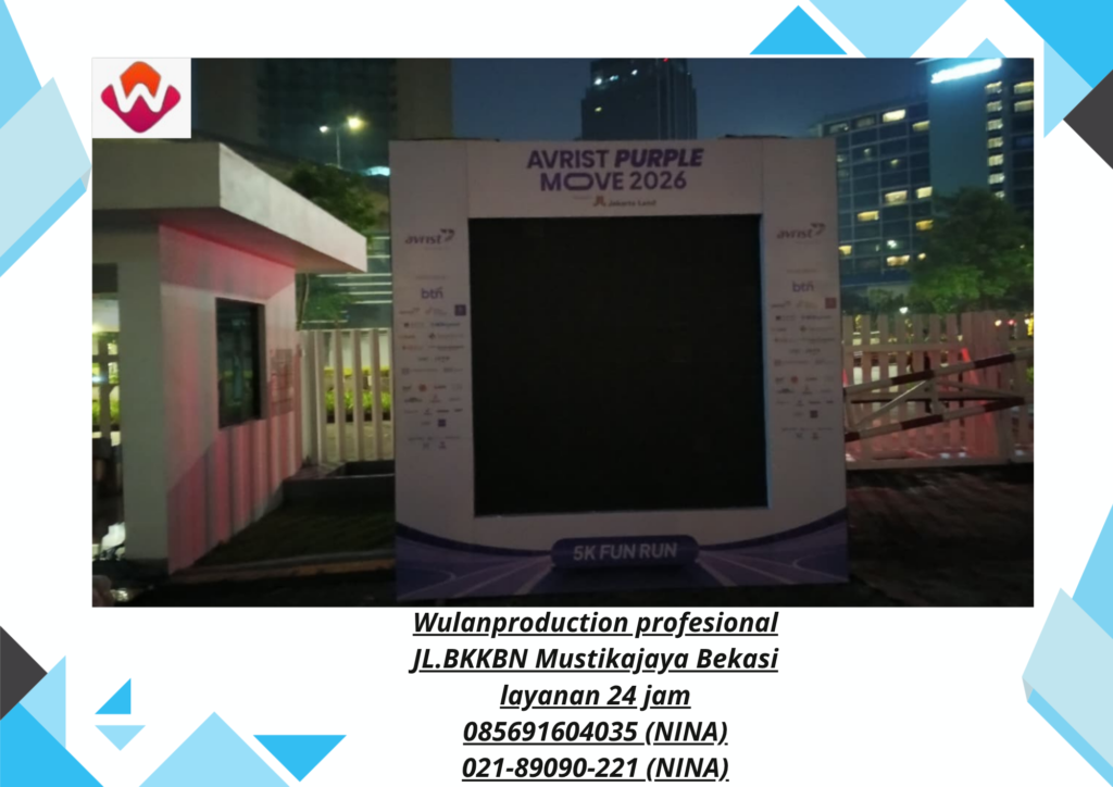 Rental FRAME LED Bermutu Area WTC Jakarta